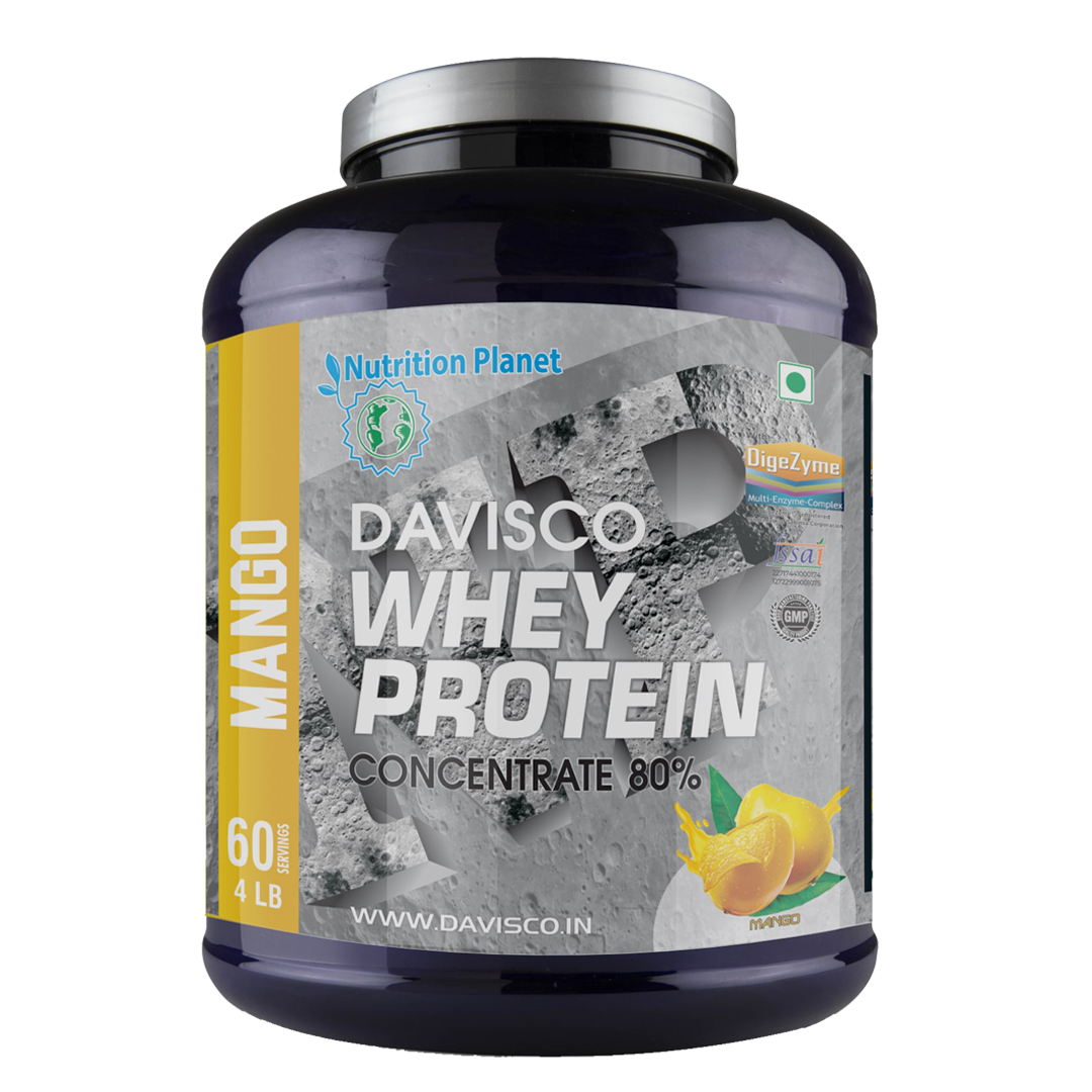 Nutrition Planet Davisco Whey Protein Mango Flavour, 1814gm