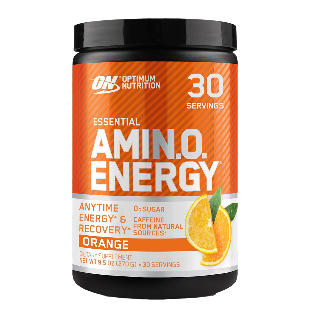 Optimum Nutrition (ON) Amino Energy - Pre Workout BCAA, Orange Flavour