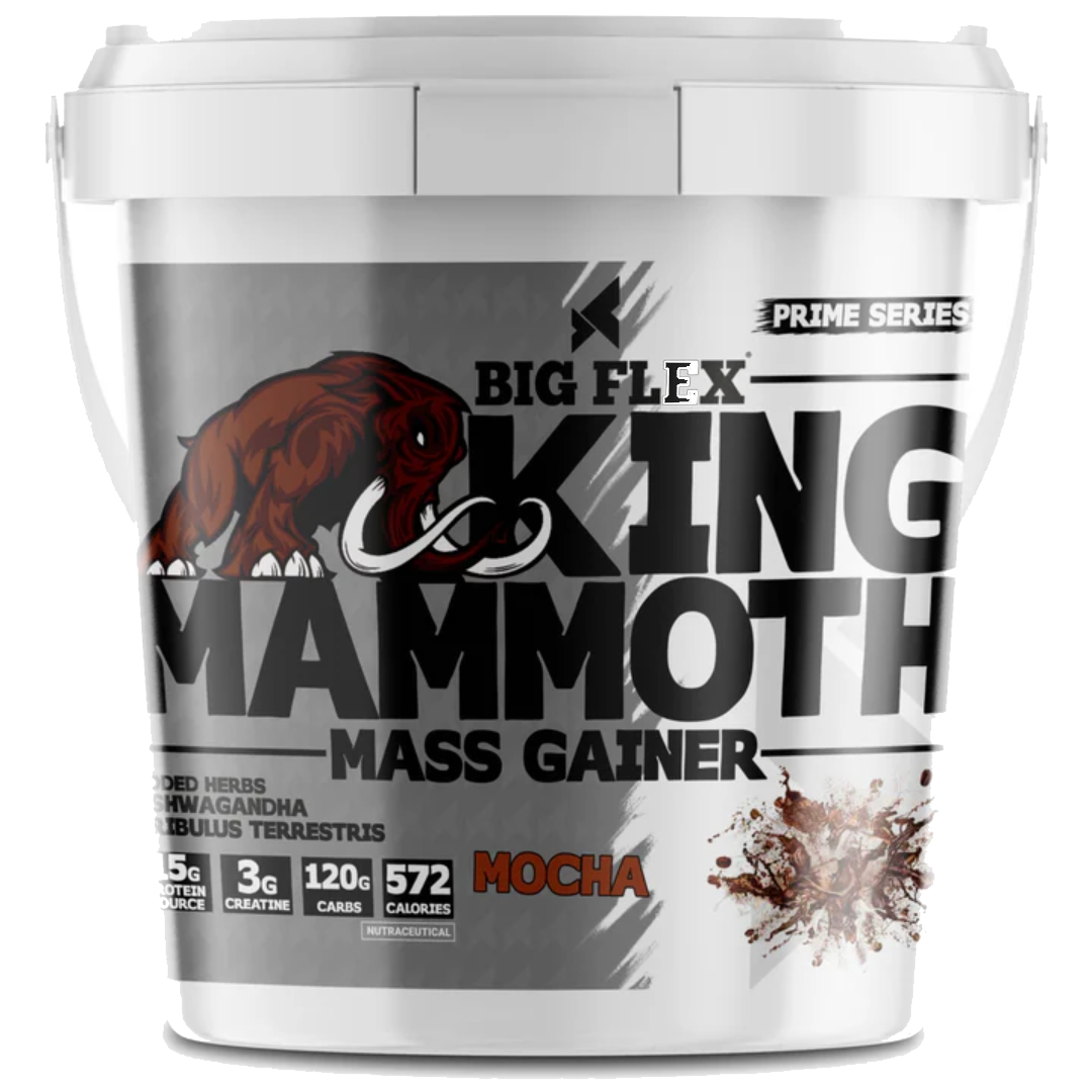 Bigflex King Mammoth Mass Gainer, Mocha Flavour 5kg